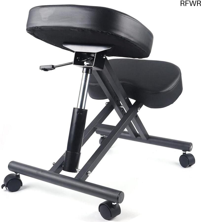 RFWR Ergonomische Kniestoel voor Comfortabel Zitten Verstelbare Computerstoel met Pijnverlichting