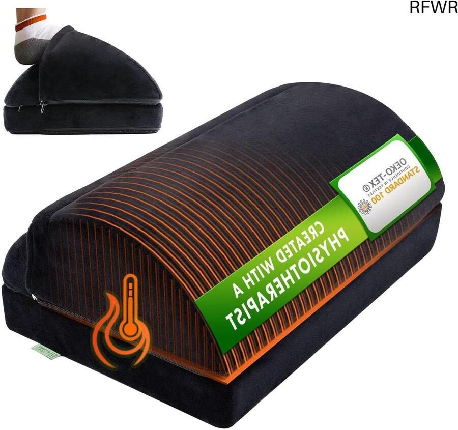 RFWR Ergonomische voetsteun voor bureau met voetenvak ultiem comfort en betere houding