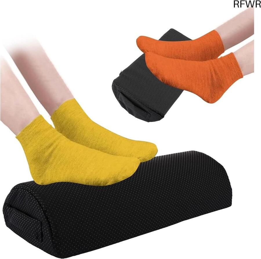 RFWR Ergonomische Voetsteun voor Onder de Bureau Verlicht Rug- en Schouderpijn Ideaal voor Thuiswerk en Kantoor