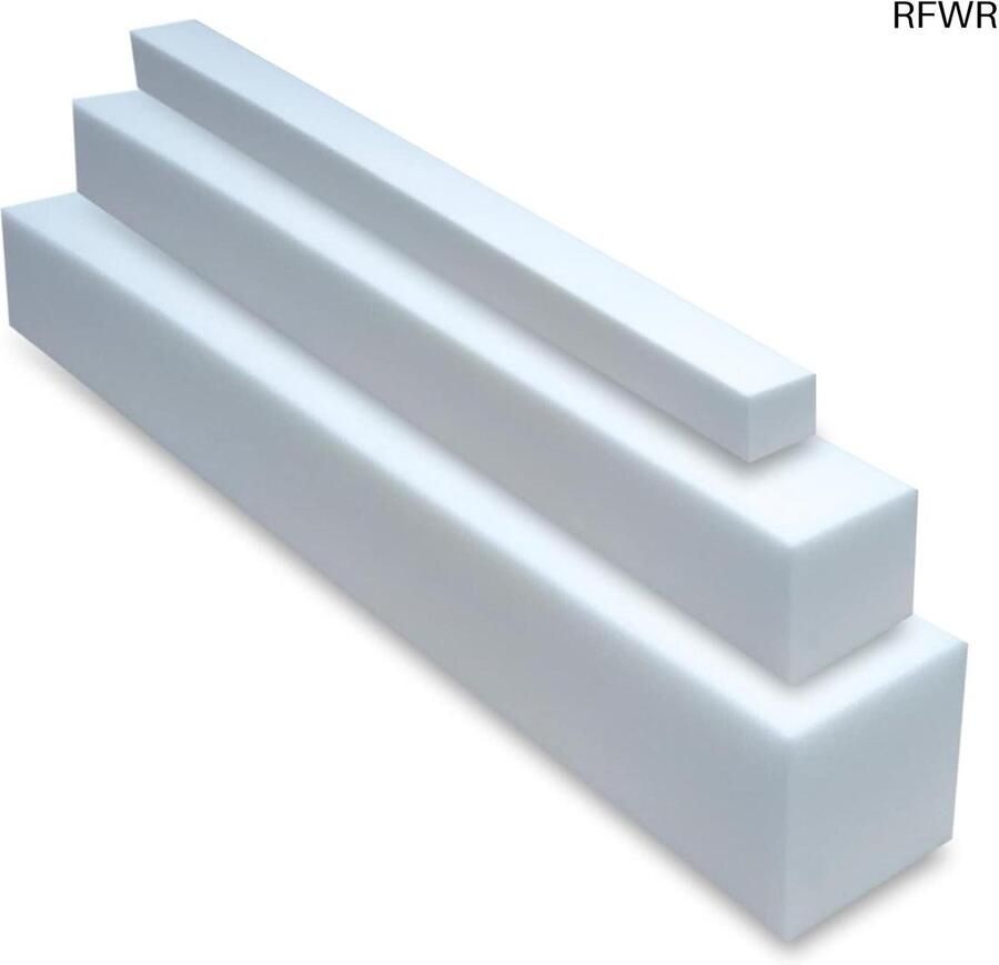 RFWR Zacht bekleed schuim matrasverlenging en matrasverbreding 12 x 20 x 180 cm