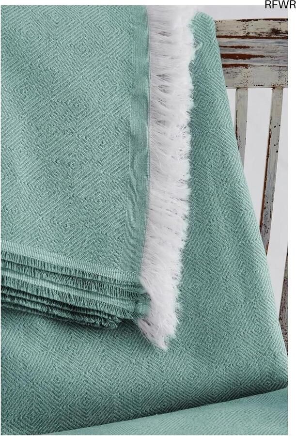 RFWR Multifunctionele 2-zitsbank hoes en bedsprei 180x285 cm Aquamarijn