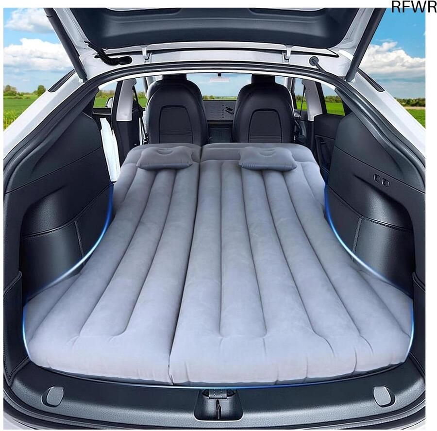 RFWR Opblaasbaar Auto Luchtmatras voor 2 Personen Draagbaar en Comfortabel Kampeermatras