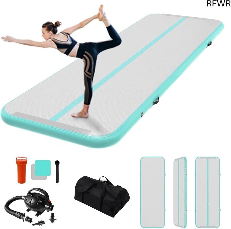 RFWR Opblaasbare Gymnastiek Luchtmat voor Training en Yoga Maten Beschikbaar