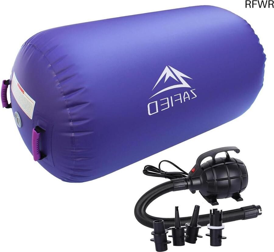 RFWR Opblaasbare Gymnastiekmat voor Training en Fitness Ideaal voor Yoga Turnen en Thuis Gebruik