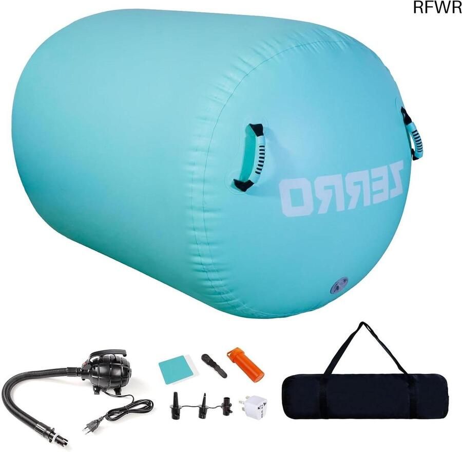 RFWR Opblaasbare Tumbling Gymnastiekmat 1-5m met Elektrische Pomp voor Training en Yoga