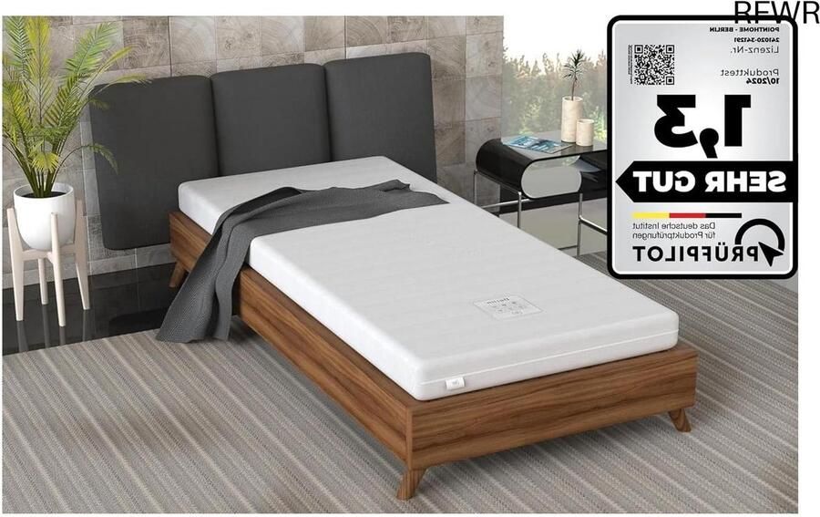 RFWR Orthopedische Koudschuimmatras 120 x 200 cm 7-Zones Maat H3 Allergievrij en Ademend