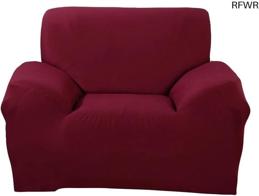 RFWR Rekbare Bankhoes voor 1 tot 4-zitsbanken Wijnrood