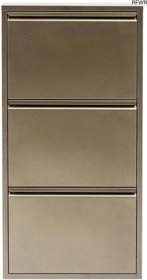 RFWR Schoenenkast in Brons met Draagbare Functionaliteit