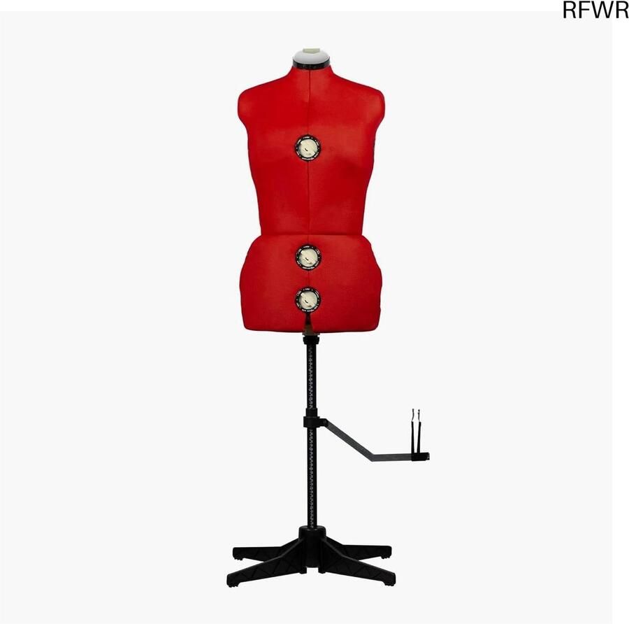 RFWR Verstelbare Vrouwelijke Naai Mannequin Hoogte 130-170 cm Maat S-L Ergonomisch en Multifunctioneel