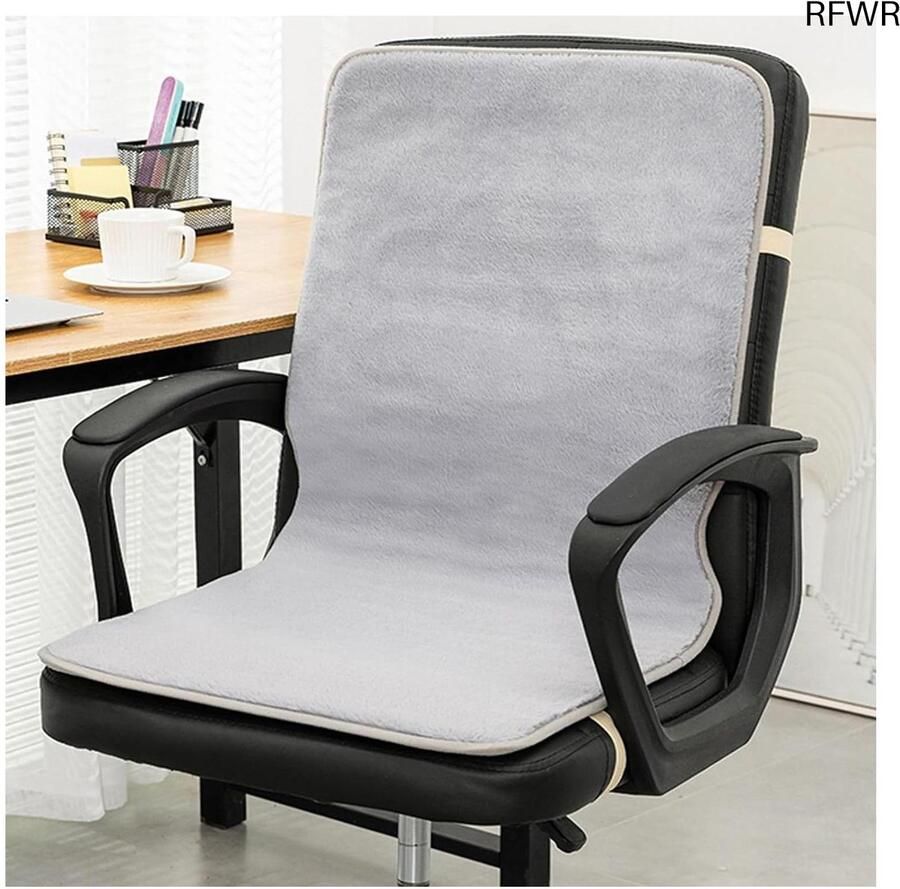 RFWR Verwarmd Zitkussen voor Bureaustoel met Instelbare Temperatuur en Timer