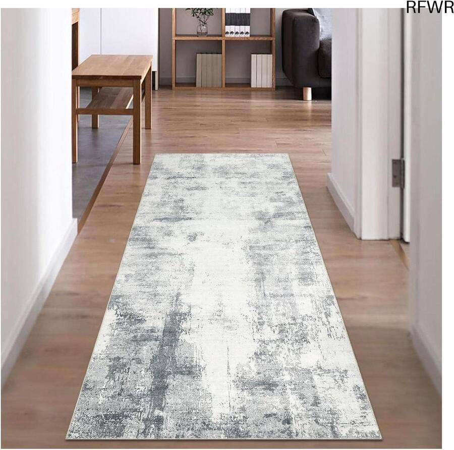 RFWR Vloerkleden en Tapijtlopers voor Hal 65 x 180 cm Antislip Modern Wasbaar