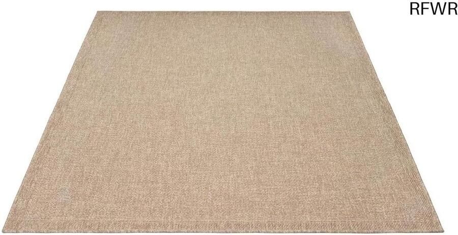 RFWR Weerbestendig Jute Look Tapijt voor Binnen en Buiten 60 x 90 cm