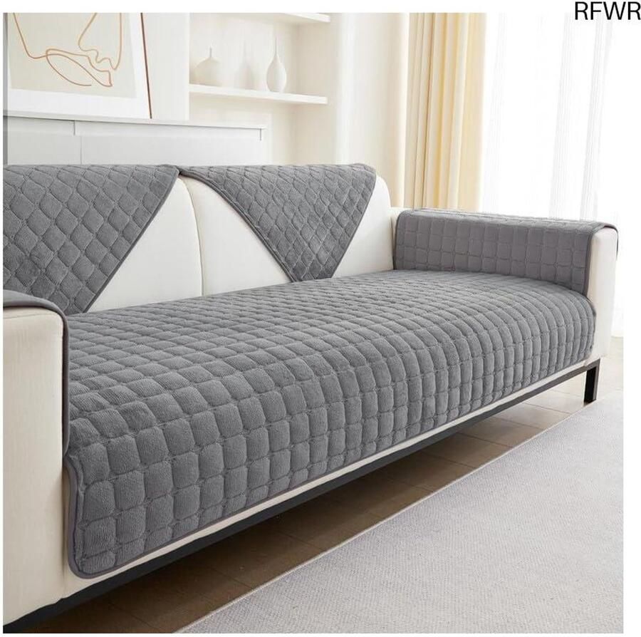 RFWR Zachte en slipvaste bankhoezen voor 1- 2- of 3-zitsbanken wasbaar en veelzijdig