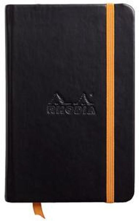 Rhodia 118642C schrijfblok & schrift A6 96 vel Zwart