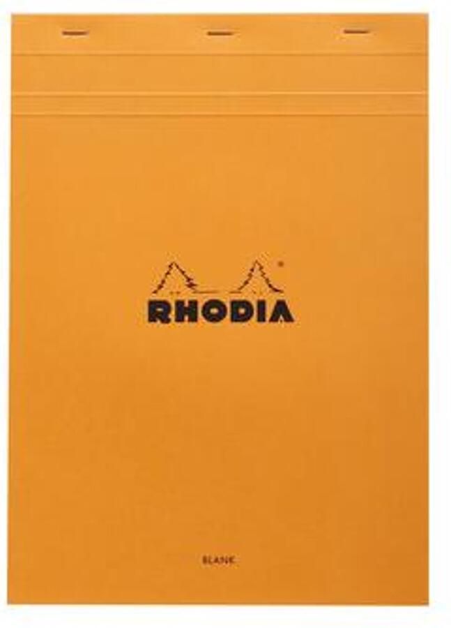 Rhodia 18000C schrijfblok & schrift A4 80 vel Oranje