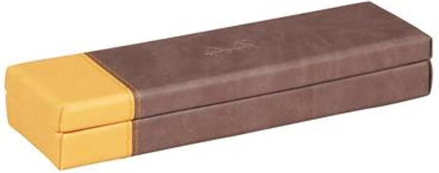 Rhodia 318873C schooletui Harde etui Kunstleer Chocolade Oranje - Foto 2
