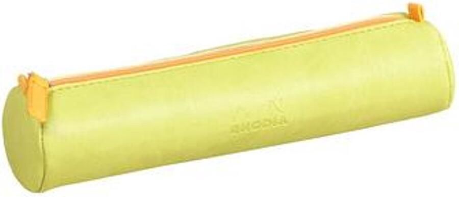 Rhodia 318896C schooletui Zachte etui Kunstleer Groen Oranje