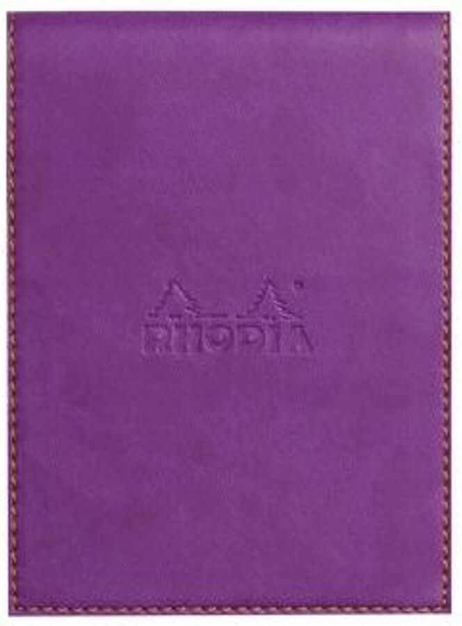 Rhodia Notepad cover + notepad N°12 schrijfblok & schrift 80 vel Paars