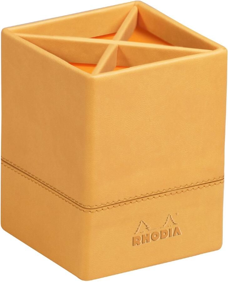 Rhodia 118810C pen- & potloodhouder Kunstleer Bruin Oranje