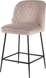 Richmond barstoel Pullitzer Kahki Velvet