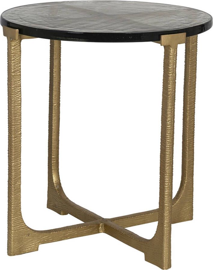 Richmond Interiors Richmond Bijzettafel Vixen 56cm Goud Rond - Foto 1