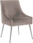 Richmond interiors 2x Indy Khaki Velvet Eetkamerstoel - Thumbnail 1