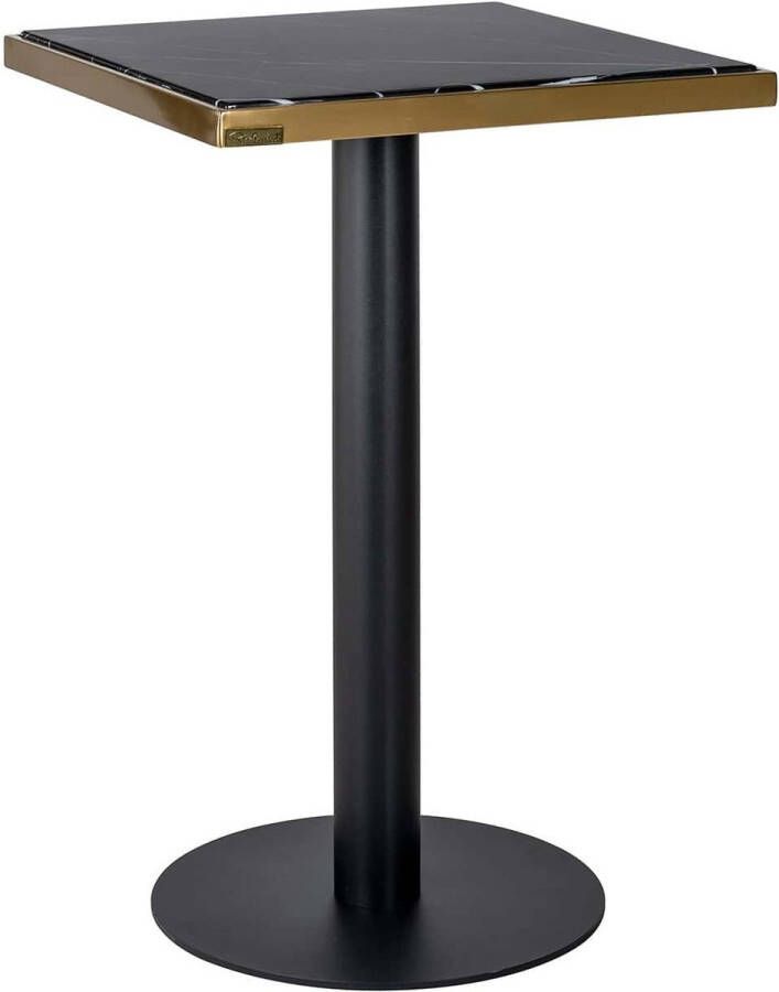 Richmond interiors Richmond Eettafel Zenza Zwart 50x50cm