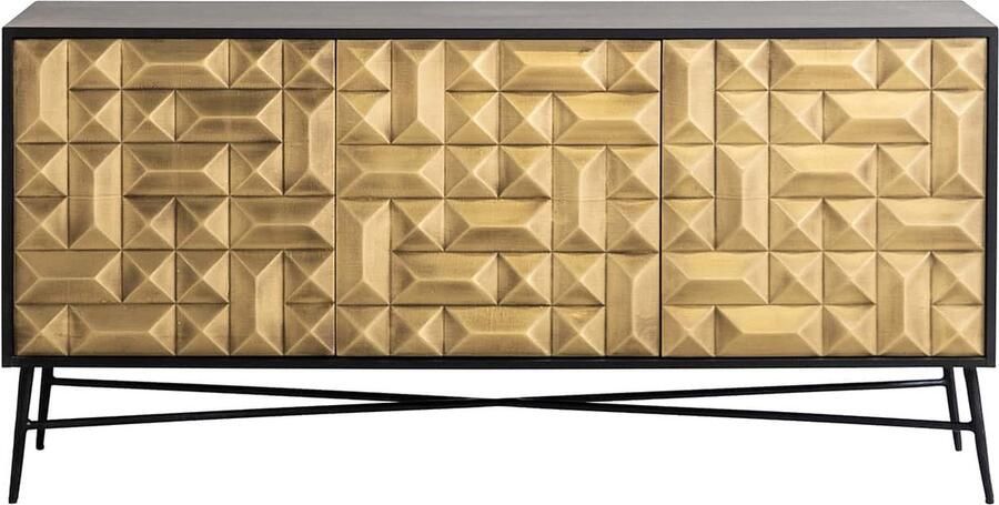 Richmond interiors Richmond Dressoir Tetro Goud 160cm - Foto 2