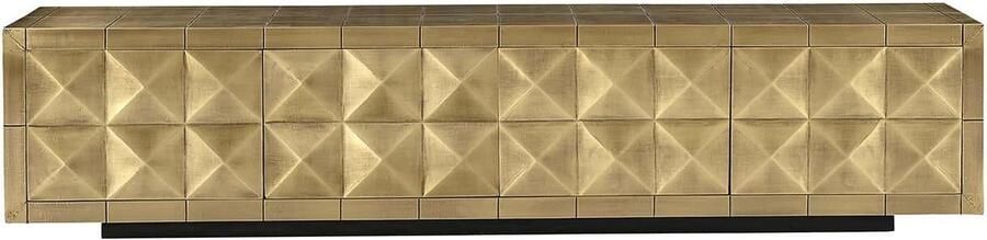 Richmond interiors Richmond Tv-Meubel Collada 4-Deurs Brushed Goud