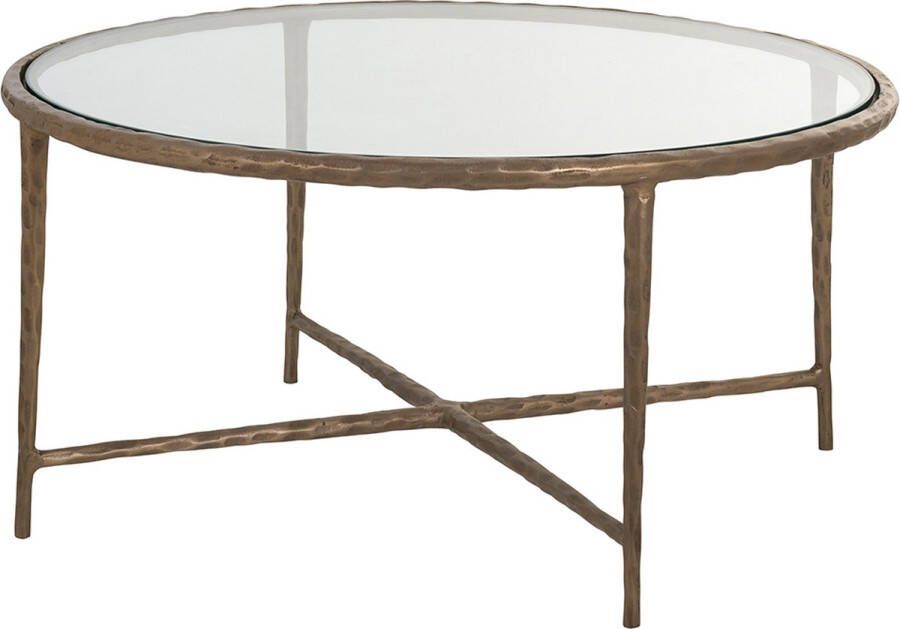 Richmond Interiors Richmond Salontafel Freya 87cm Goud Rond - Foto 1