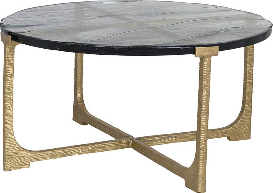 Richmond Interiors Richmond Salontafel Vixen 82cm Goud Rond - Foto 1