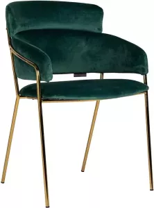 Richmond Stoel Angelica Green velvet fire retardant (Quartz Green 501)