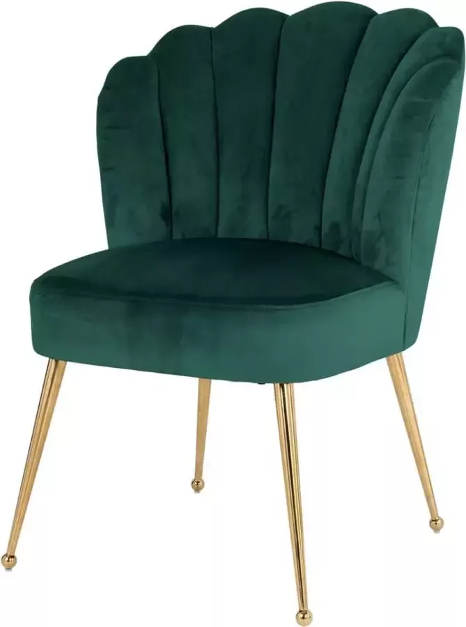 Richmond interiors Stoel Pippa green velvet gold (Quartz Green 501) S4445 GREEN VELVET - Foto 2