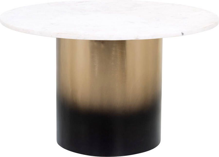 Richmond Interiors Richmond Salontafel Alfie Marmer 72cm Goud Rond - Foto 1