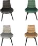 Eetkamerstoel Eetkamerstoelen Set van 4 stuks Velvet Velours kleuren Zeer scherpe prijs Kwaliteit - Thumbnail 1