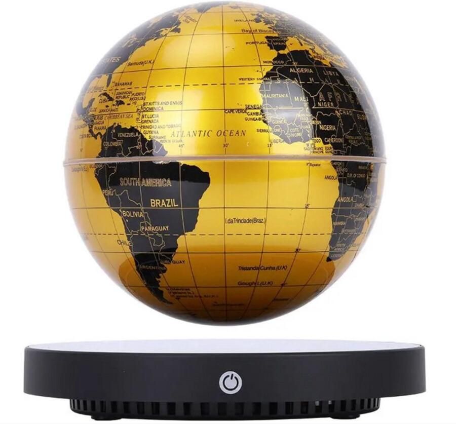 Rimmo Magnetische Levitatie Lamp met Drijvende Aarde – LED Globe Roterende Sterrenhemel Bedlamp Origineel Kerstcadeau