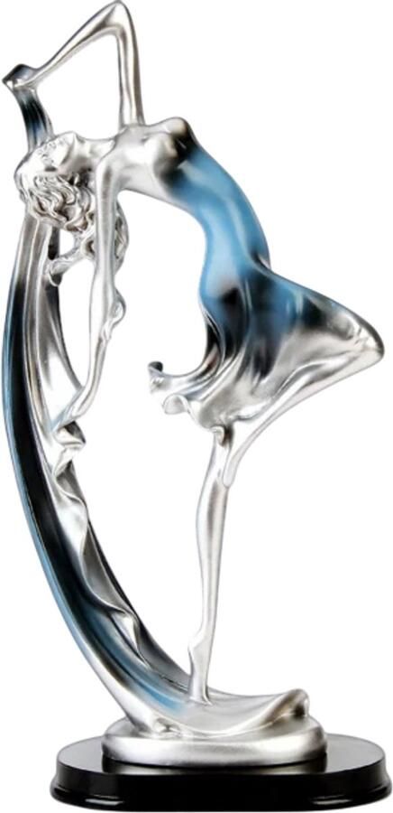Rimmo Moderne Dansende Vrouw Beeld – Ballet Sculptuur van Hars Elegante Woondecoratie Bureau Ornament Stijlvol Cadeau voor Kunstliefhebbers en Interieuraccessoires