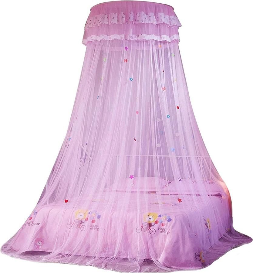 Riokem Elegant Muggen Net Bed Hemel voor Dubbel en Enkel Bed Binnen en Buiten Gebruik