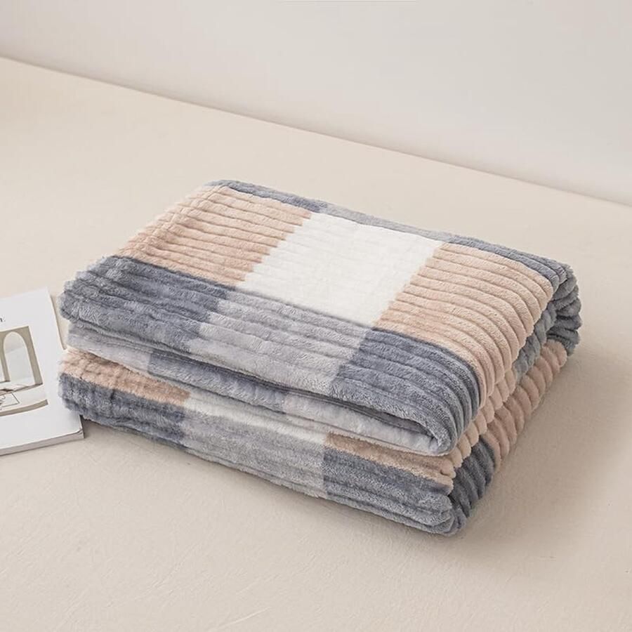 Riokem Fluffy en Comfortabele Deken 220x200 cm voor Bank of Bed