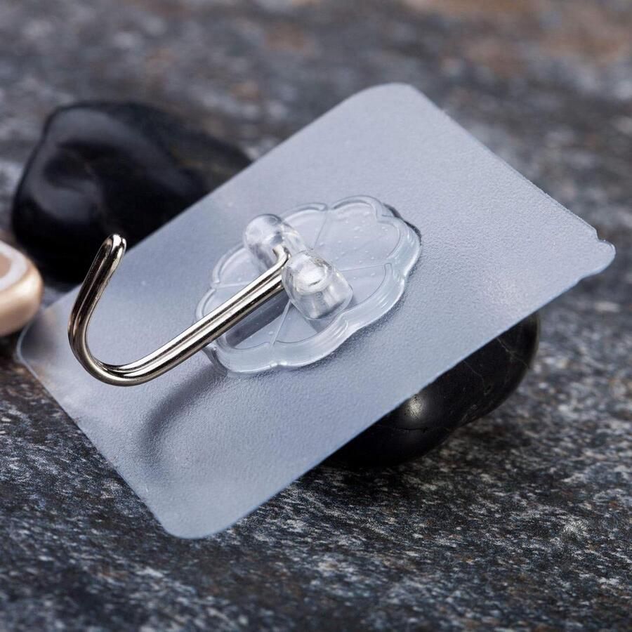 Riokem Kledinghaken Wandgarderobe Muurstickers Geschikt Voor Oppervlakken 10 Stuks