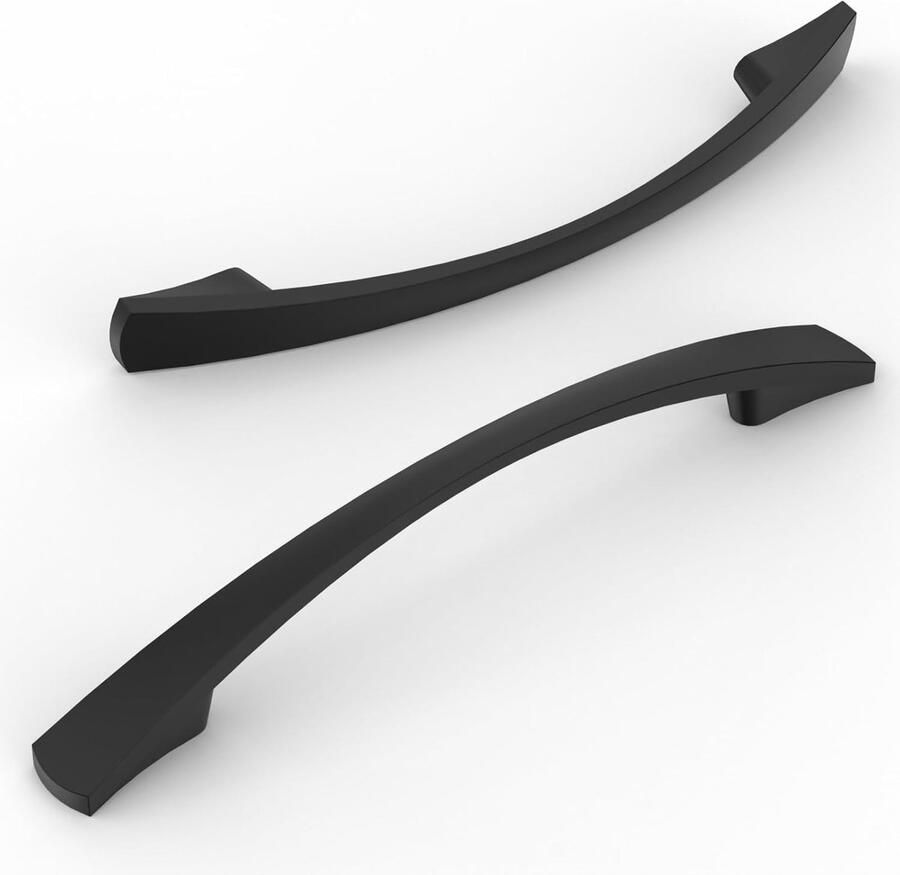 Riokem Stijlvolle Zwarte Meubelgrepen Set van 10 voor Kast Lade en Deur