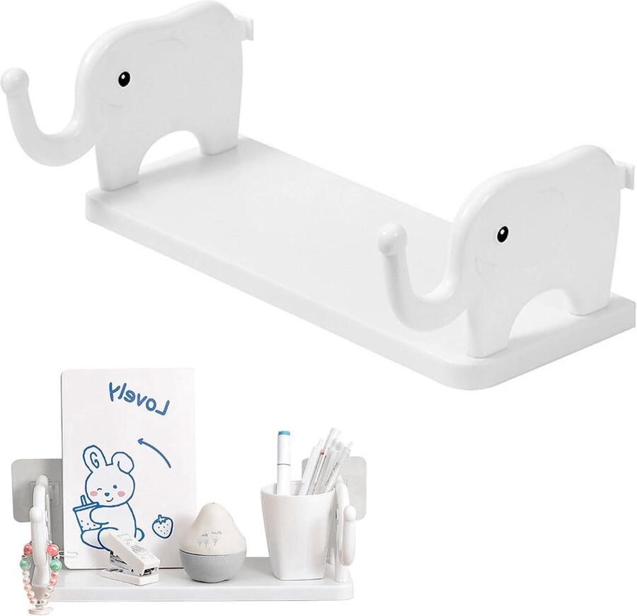 Riokem Zwevend rek wandplanken voor badkamer en keuken ideaal voor wandopslag