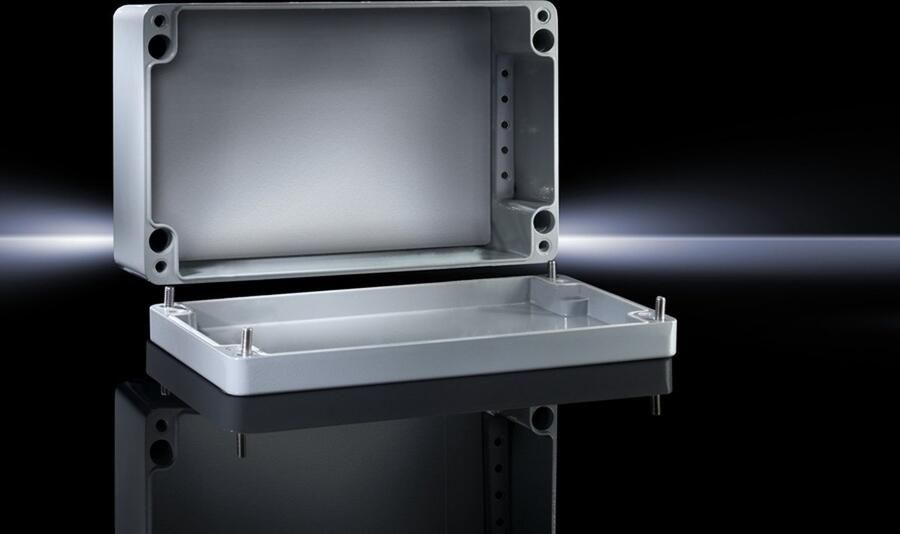 Rittal GA 9110.210 Universele behuizing Aluminium Grijs (RAL 7001) 1 stuk(s)
