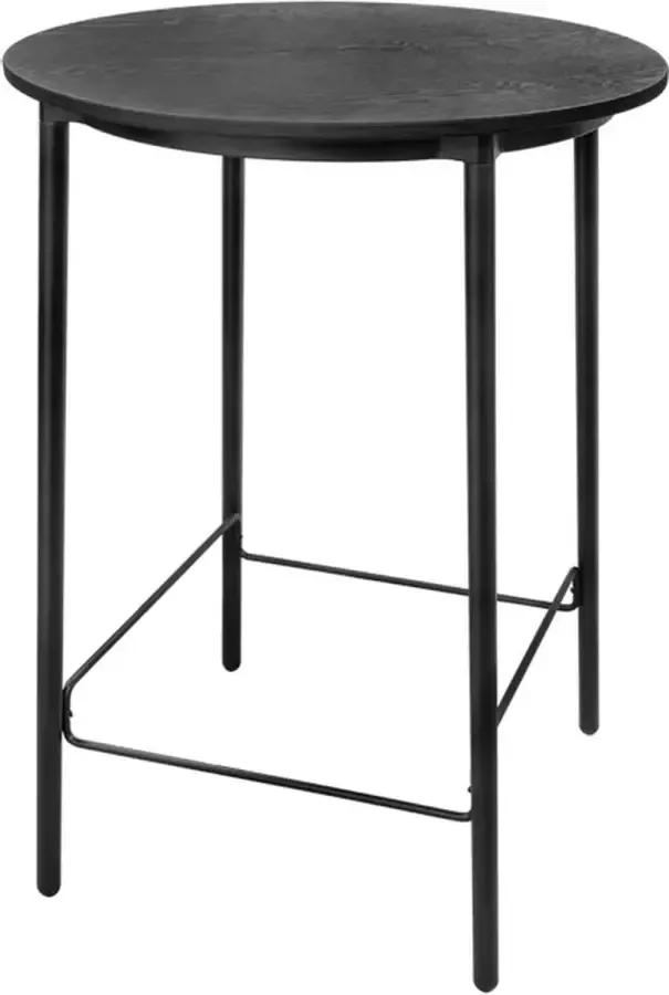 Riverdale Bar tafel Scott mat zwart 100cm Zwart