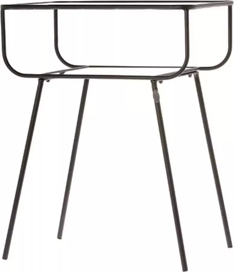 Riverdale Bijzettafel Amaro zwart 61cm Zwart