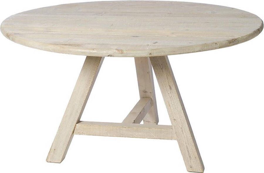 Riverdale Bijzettafel Colorado white 90cm Wit