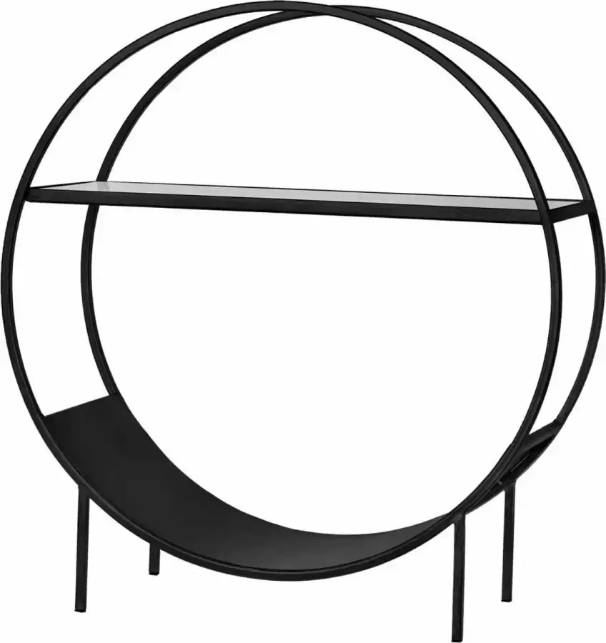 Riverdale Bijzettafel Mika zwart 65cm Zwart - Foto 2