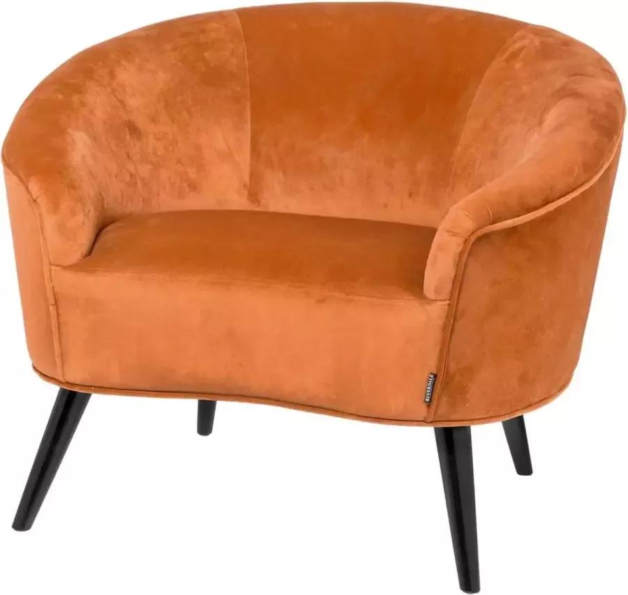 Riverdale fauteuil June Brique (oranje) 86cm hoog > Nu slechts € 225 per fauteuil