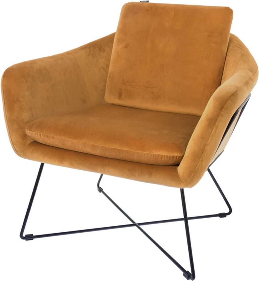 Riverdale fauteuil Ridge Caramel (goud kleurig) 82cm hoog > Nu slechts € 225 per Relaxfauteuil