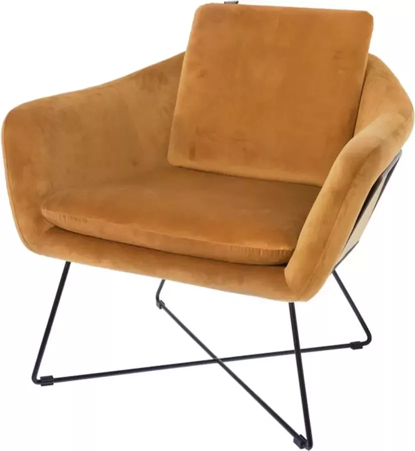 Riverdale fauteuil Ridge Caramel (goud kleurig) 82cm hoog > Nu slechts € 225 per Relaxfauteuil - Foto 2